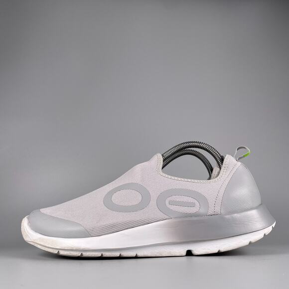 Oofos OOmg eeZee Men’s Size 9.5 Gray Comfort Slip On Recovery Sneakers Shoes GUC main image 7